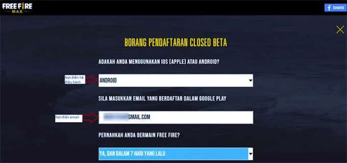 Free Fire Max: دستورالعمل ثبت نام برای بارگیری و ایجاد حساب بازی