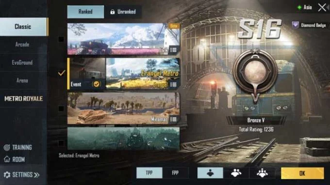 دستورالعمل برای تکمیل رویداد PUBG Mobile Erangel Metro