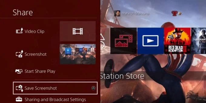 نحوه گرفتن و اشتراک تصاویر در PS4