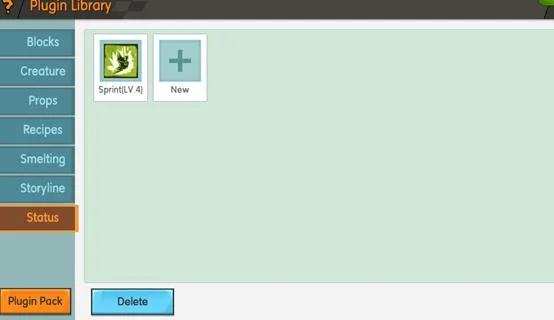 دستورالعمل استفاده از پلاگین [Status] در Mini World: Block Art