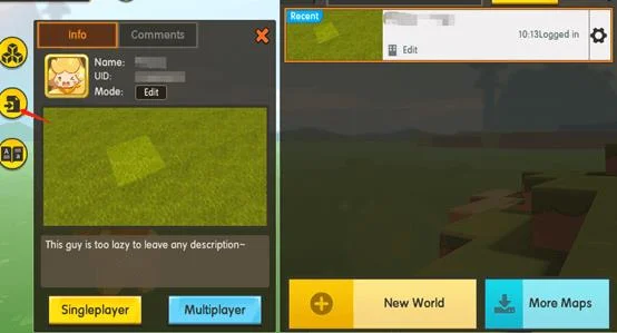 دستورالعمل استفاده از پلاگین [Status] در Mini World: Block Art