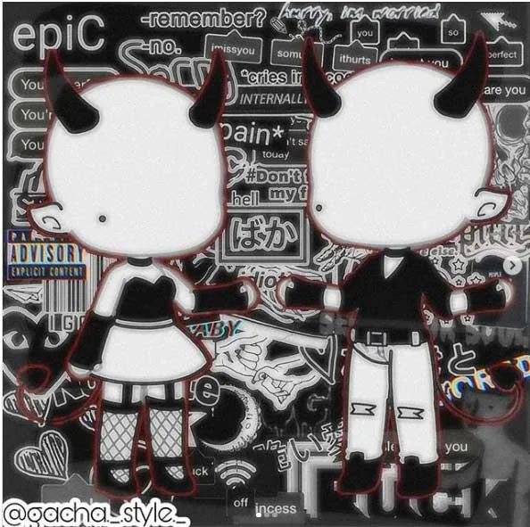 Estilo Gótico en Gacha Club