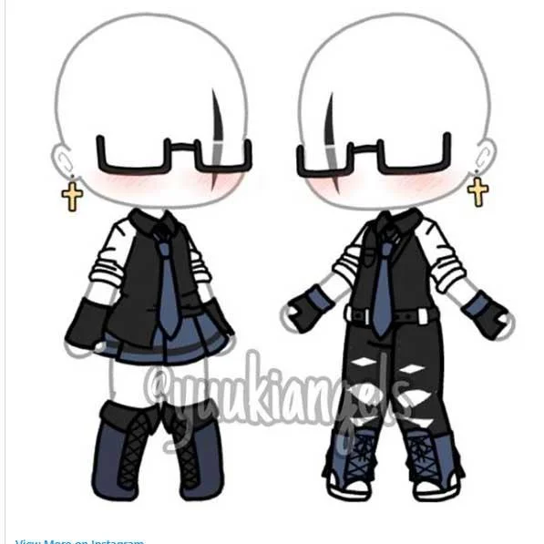 Gótico Chic en Gacha Club