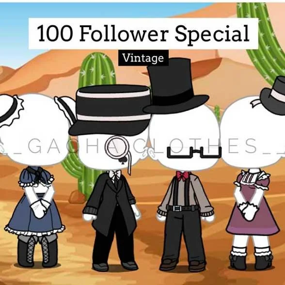 Traje Vintage en Gacha Club