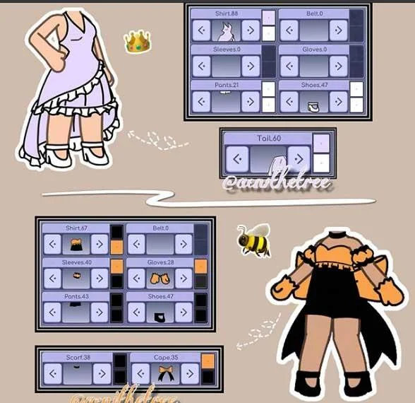 Estilo Noble en Gacha Club