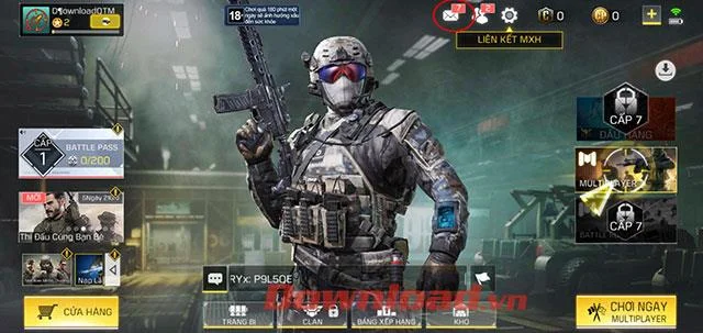 دستورالعمل های ورود به بازی Giftcode Call Of Duty: Mobile VN