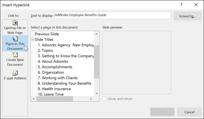 Learn PowerPoint - Lesson 28: How to insert links in Microsoft PowerPoint