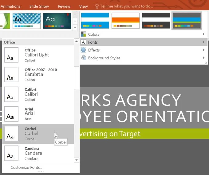 Learn PowerPoint - Pelajaran 26: Mengedit tema di Microsoft PowerPoint
