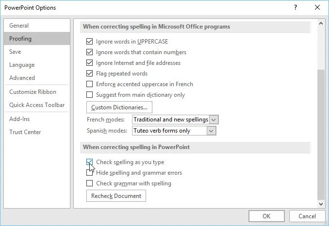 Learn PowerPoint - Lesson 23: Check spelling and grammar