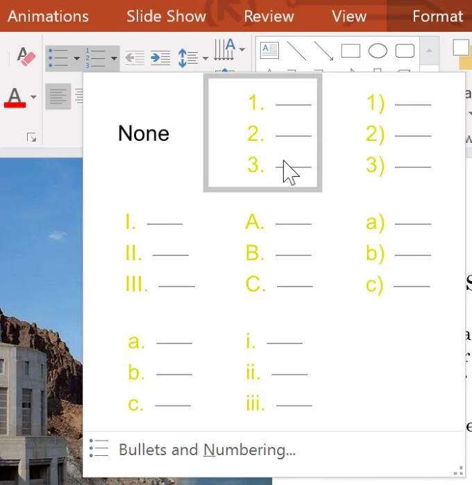 Learn PowerPoint - Lesson 11: How to create a list in Microsoft PowerPoint