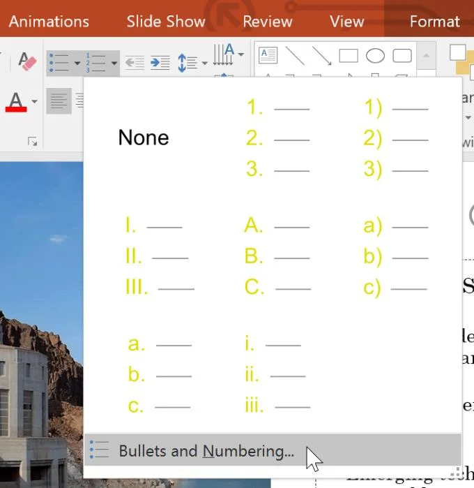 Learn PowerPoint - Lesson 11: How to create a list in Microsoft PowerPoint