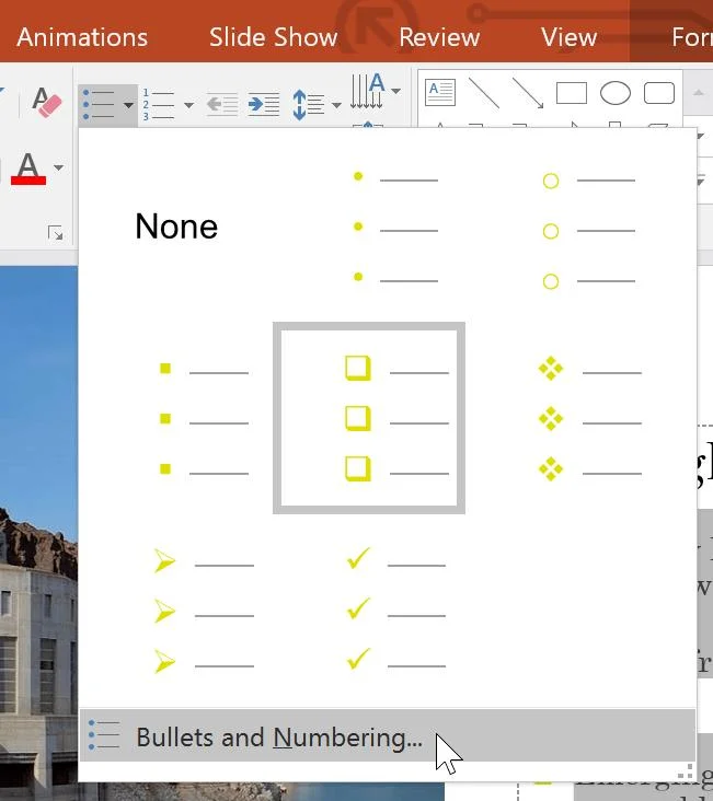Learn PowerPoint - Lesson 11: How to create a list in Microsoft PowerPoint