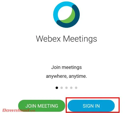 Instrucciones para registrarse y usar Webex Meeting en dispositivos móviles
