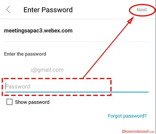 Instrucciones para registrarse y usar Webex Meeting en dispositivos móviles