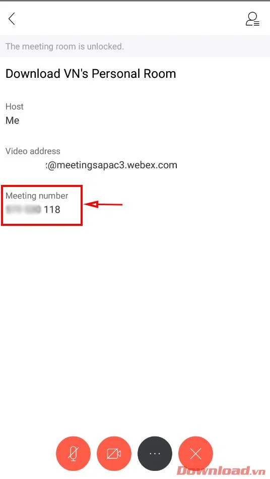 Instrucciones para registrarse y usar Webex Meeting en dispositivos móviles