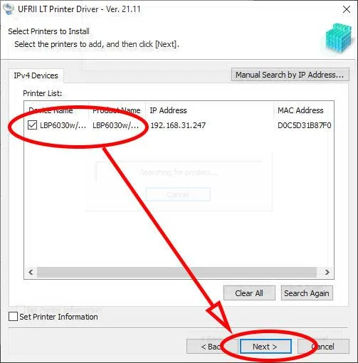 Guía de instalación wifi de la impresora Canon 6030W