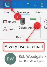 Microsoft Outlook'ta alınan e-posta nasıl düzenlenir