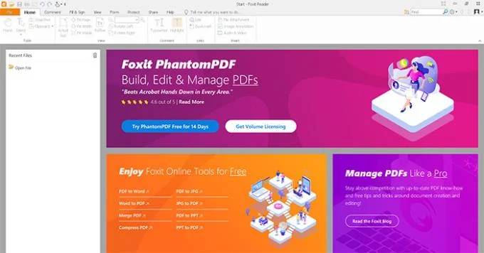 Foxit Reader ile PDF dosyalarının nasıl birleştirileceğine ilişkin talimatlar