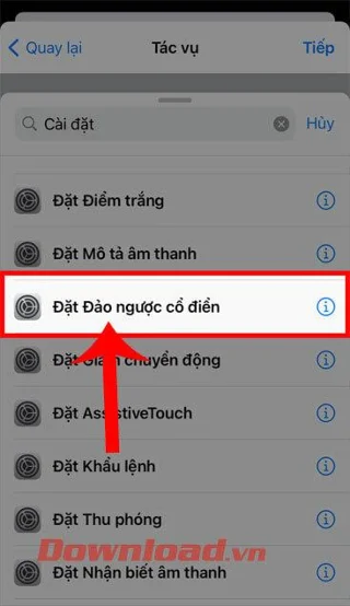 Petunjuk untuk mengubah warna antarmuka "Komputer" di iPhone