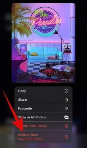 Cara mengubah foto unggulan pada widget Foto di iOS 14