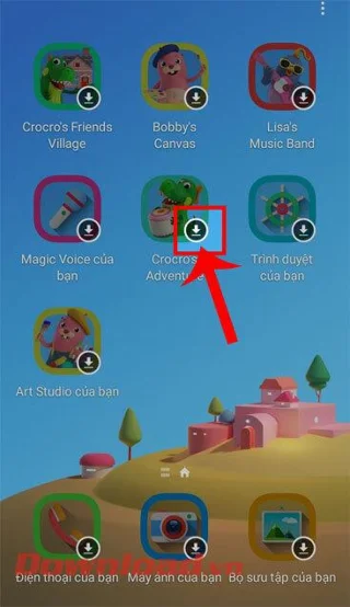 Petunjuk untuk menggunakan mode Samsung Kids di ponsel