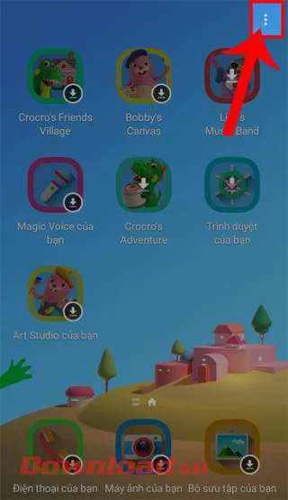 Petunjuk untuk menggunakan mode Samsung Kids di ponsel