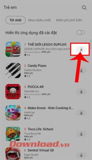 Petunjuk untuk menggunakan mode Samsung Kids di ponsel