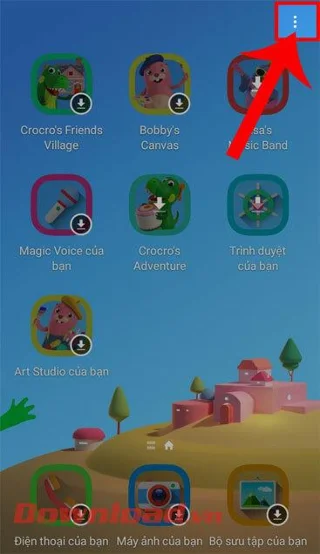 Petunjuk untuk menggunakan mode Samsung Kids di ponsel