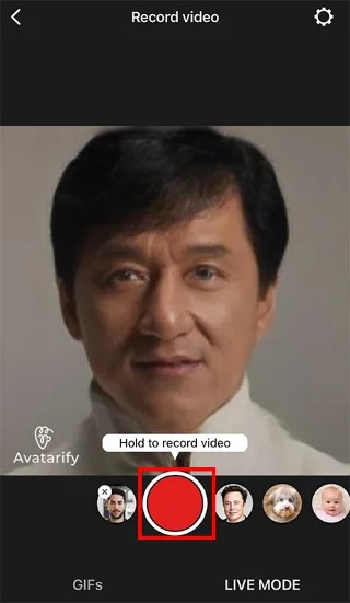 Petunjuk untuk menggunakan kolase foto wajah Avatarify