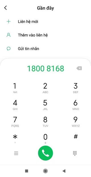 Petunjuk untuk memanggil operator untuk mengabaikan pengenalan dan memasukkan nomor ekstensi secara langsung