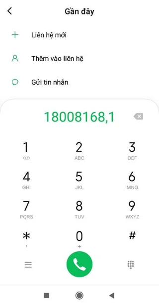 Petunjuk untuk memanggil operator untuk mengabaikan pengenalan dan memasukkan nomor ekstensi secara langsung