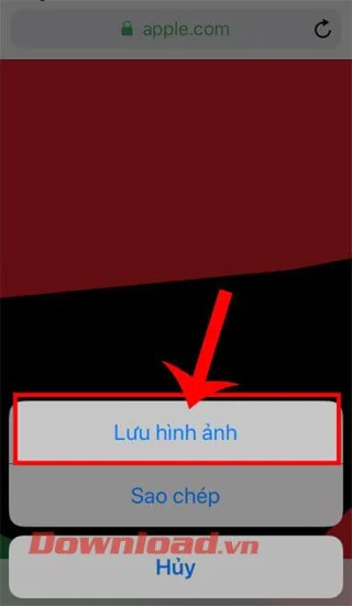 Petunjuk untuk mengunduh set wallpaper Persatuan Hitam di iPhone