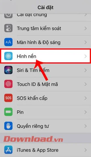 Petunjuk untuk mengunduh set wallpaper Persatuan Hitam di iPhone