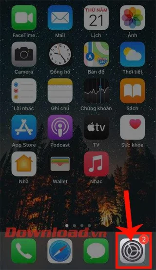 Petunjuk untuk memperbesar dan memperkecil layar iPhone