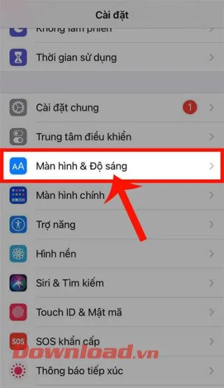 Petunjuk untuk memperbesar dan memperkecil layar iPhone