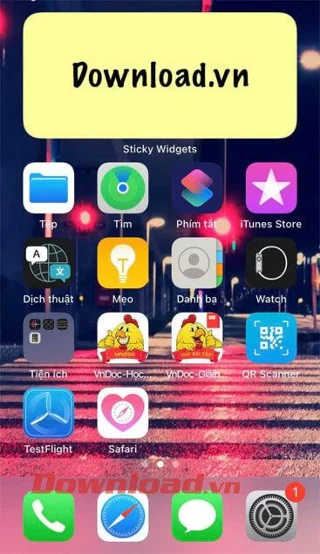 Cara membuat widget catatan di layar iOS 14 dengan Widget Lengket