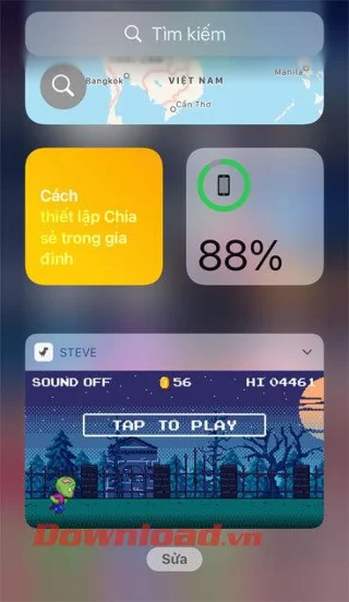 Petunjuk untuk membuat Widget game di iOS 14