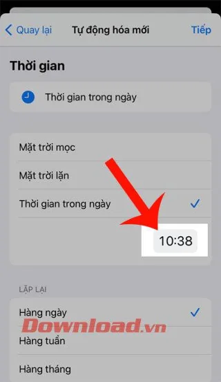 Timer untuk mengaktifkan/menonaktifkan mode pesawat otomatis di iPhone