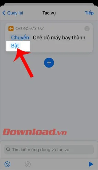 Timer untuk mengaktifkan/menonaktifkan mode pesawat otomatis di iPhone