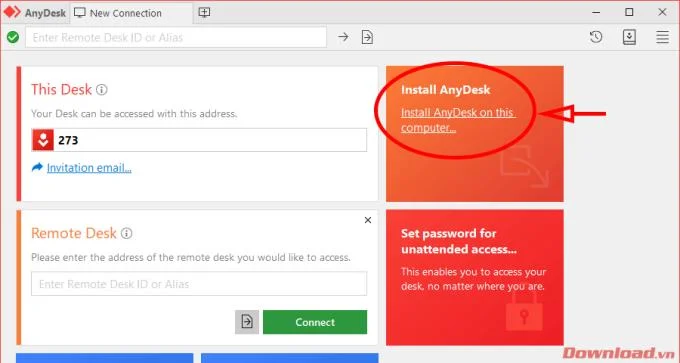 Petunjuk untuk menginstal dan menggunakan AnyDesk - Kontrol komputer jarak jauh