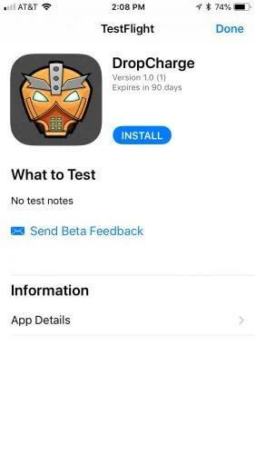 Uji aplikasi dengan TestFlight
