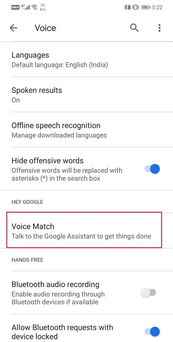 Comment utiliser OK Google lorsque l'écran est éteint