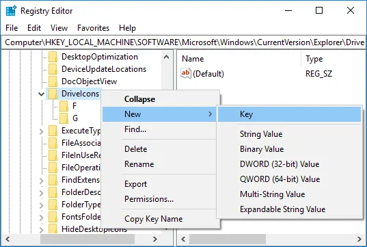 如何在 Windows 10 中更改驅動器圖標