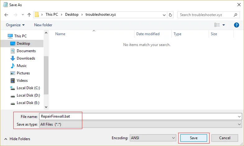 Fix Windows Firewall kan sommige instellingen niet wijzigen Fout 0x80070424
