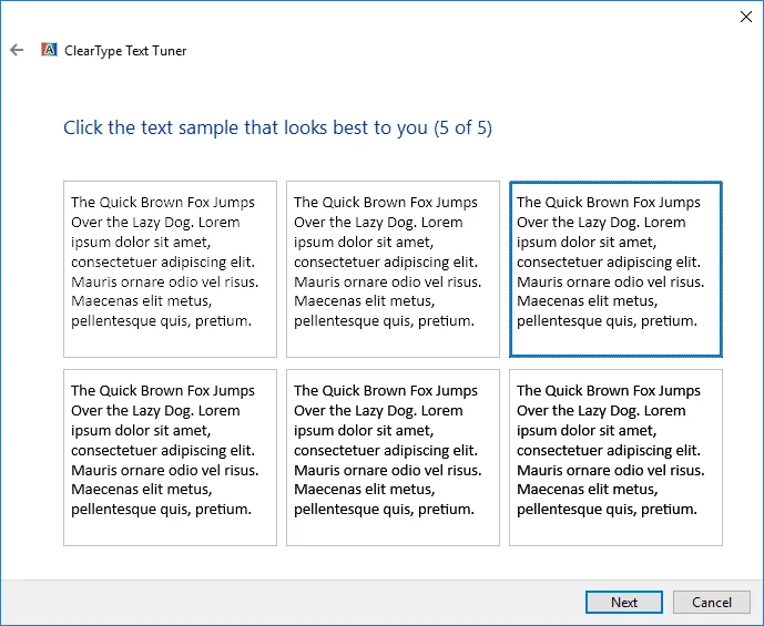 Schakel ClearType in of uit in Windows 10