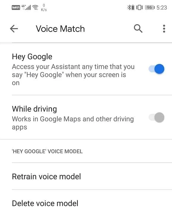 Comment utiliser OK Google lorsque l'écran est éteint