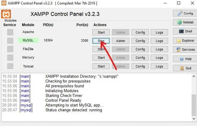 Windows10にXAMPPをインストールして構成する