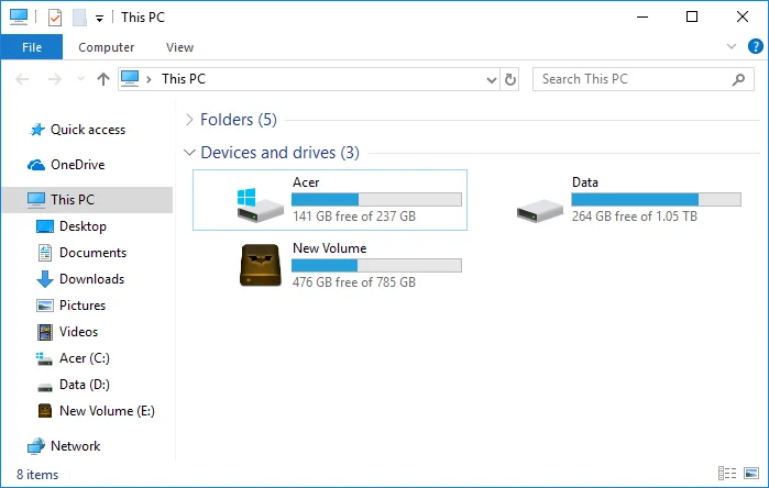 如何在 Windows 10 中刪除或隱藏驅動器號