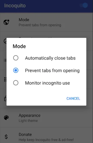 Hoe de incognitomodus in Google Chrome uitschakelen?