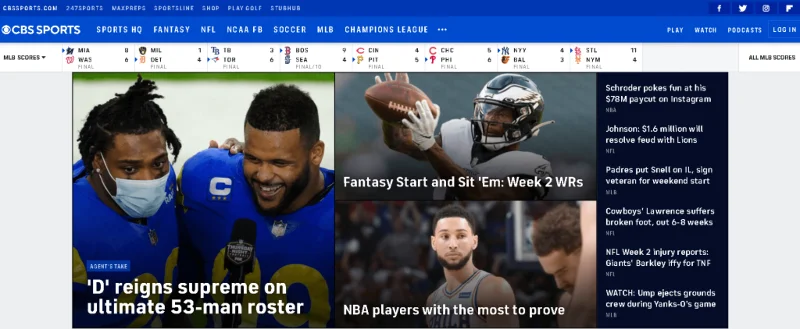 15 beste gratis sportstreamingsites